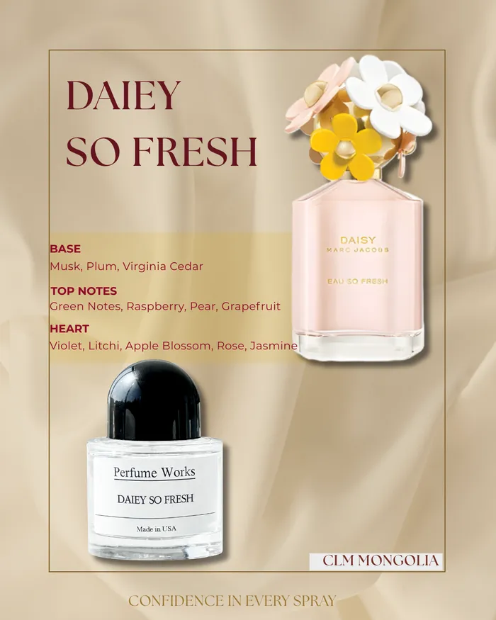 Perfume Works Marc Jacobs Daisy So Fresh /Үнэртэй ус/ - 1