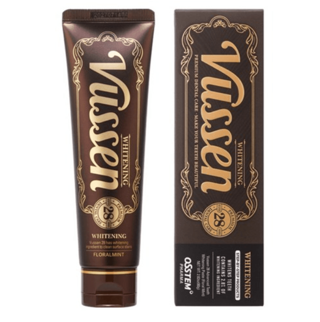 Vussen 28 Whitening Toothpaste Floral Mint, 80g /Шүдний оо/ - 4