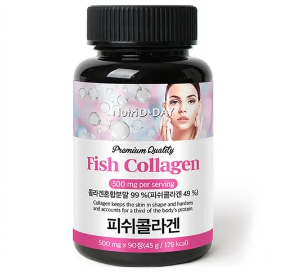 Nutri D Day Premium Fish Collagen Tablets, 90t /Коллаген/ - 2