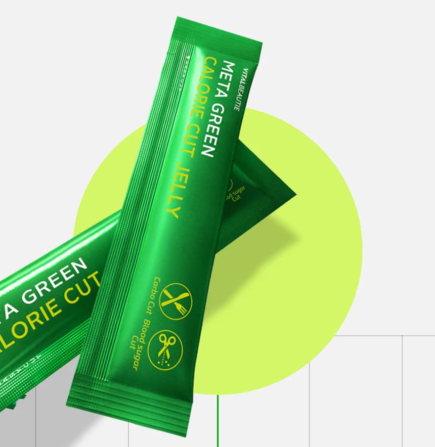 Vital Beauty Metagreen Calorie Cut Jelly 10p, 300g / Тураах бүтээгдэхүүн/ - 2
