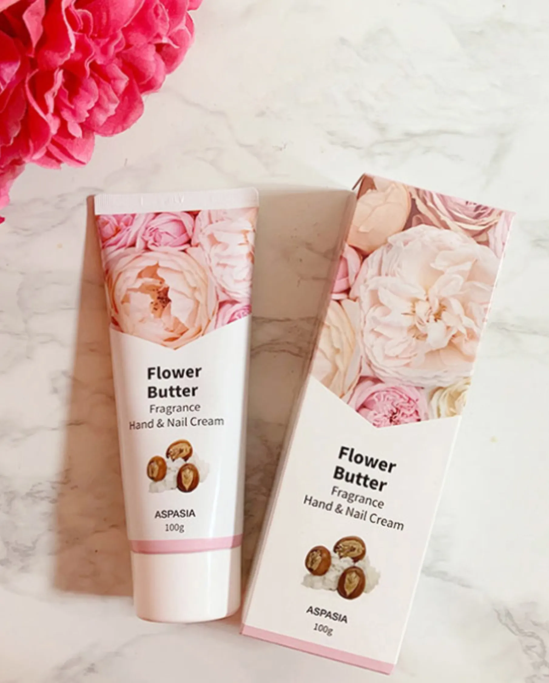 Aspasia Flower Butter Fragrance Hand & Nail Cream, 100g /Гарын тос/ - 1