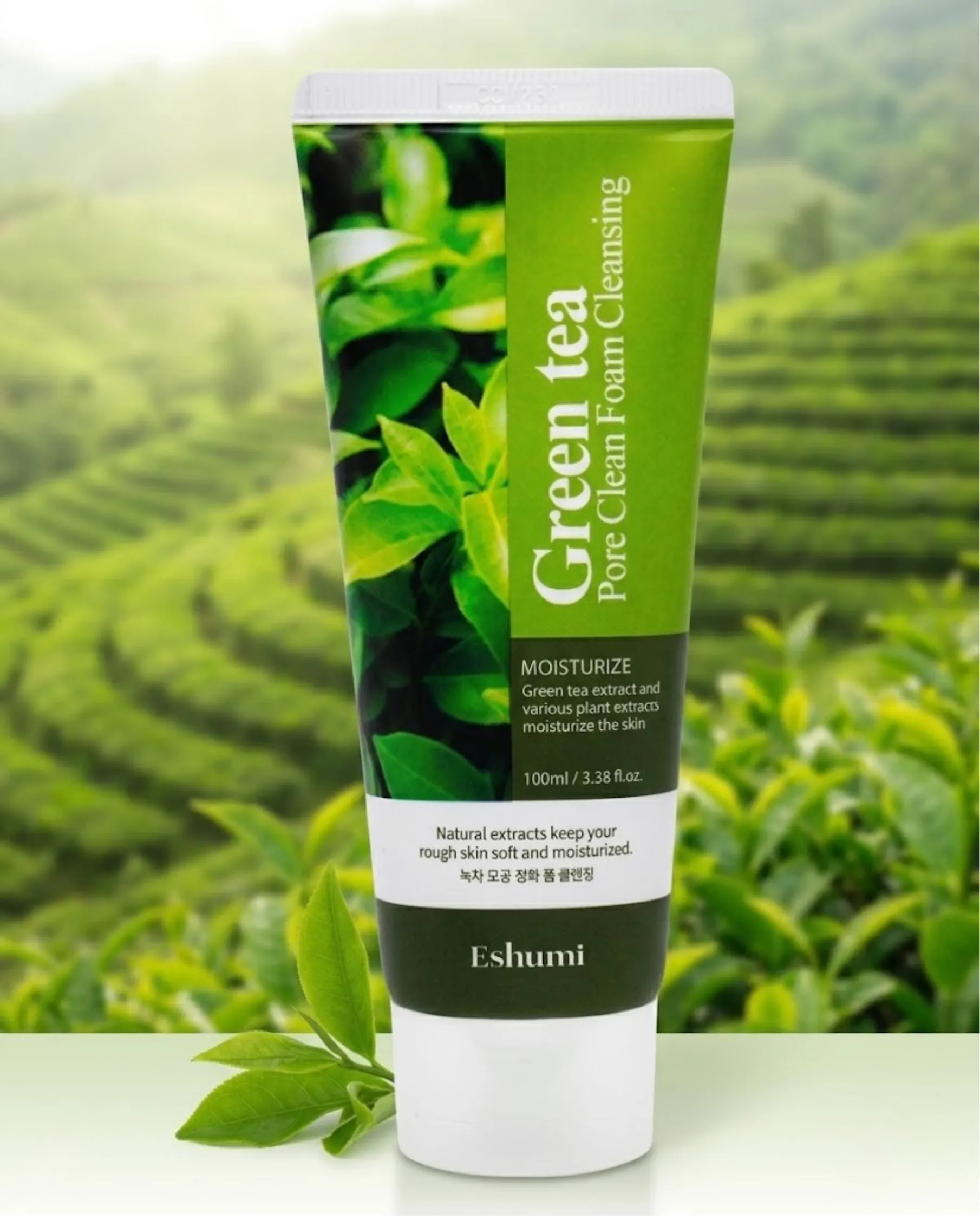 Eshumi Green Tea Pore Clean Foam Cleansing,100ml /Нүүрний хөөсөн цэвэрлэгч/DO - 1