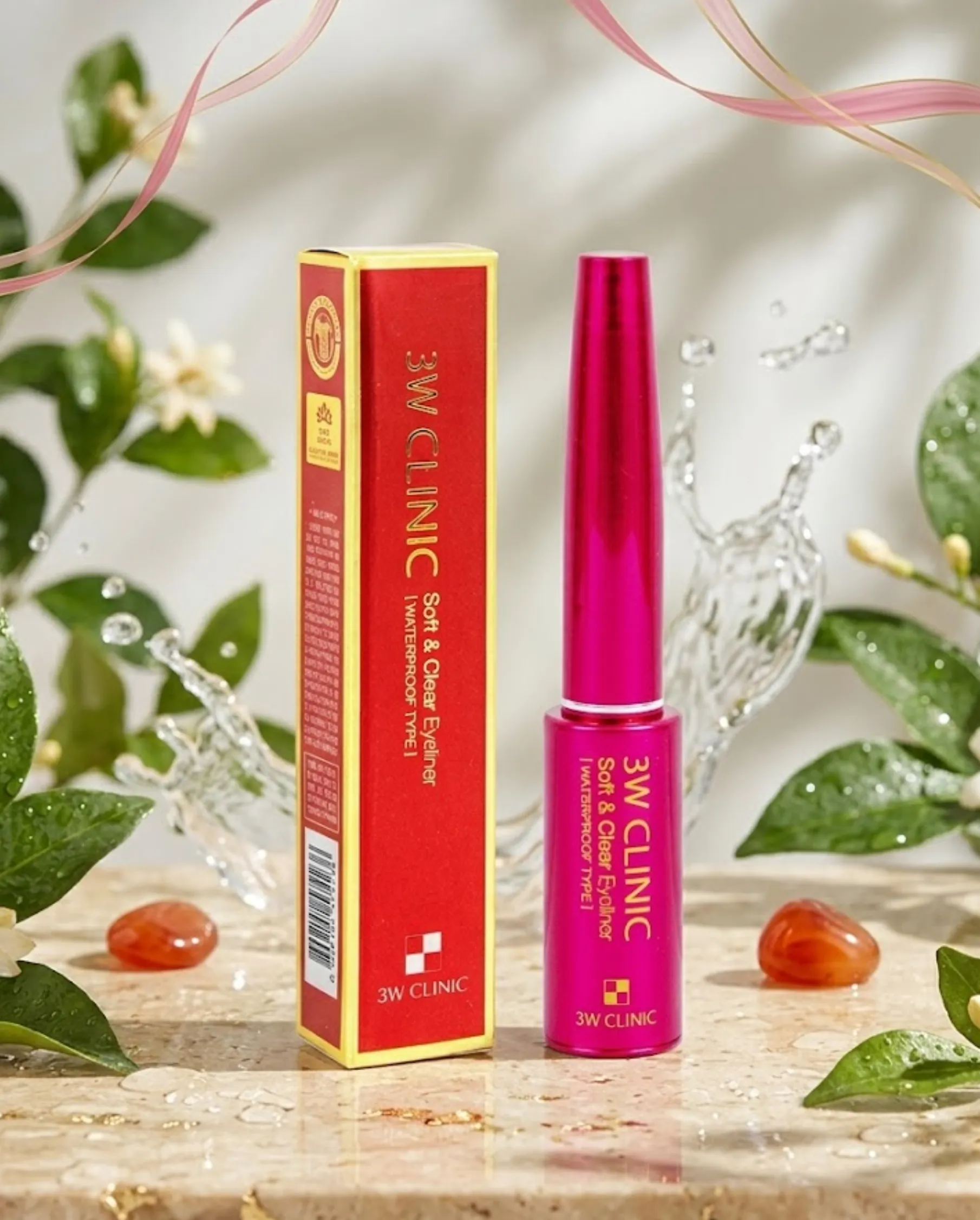 3W Clinic Sof Clear Eyeliner,7ml /Контур/DO - 1