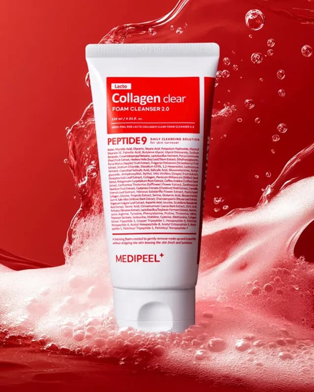 MediPeel Red Lacto Collagen Clear 2.0 Cleansing Foam, 120ml /Нүүрний хөөсөн цэвэрлэгч/ - 1