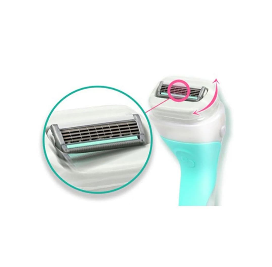 Schick Intuition Natural Aloe Women’s Razor Green Handle /Илүүдэл үсний татуурга/ - 5