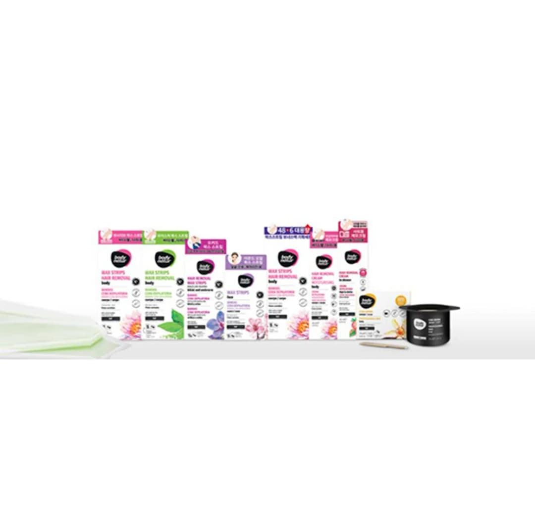 Body Natur Sweet Almond Oil Wax Strip Face, 12p /Нүүрний илүүдэл үсний вакс/ - 6