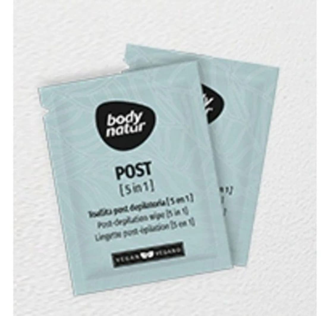 Body Natur Sweet Almond Oil Wax Strip Face, 12p /Нүүрний илүүдэл үсний вакс/ - 4