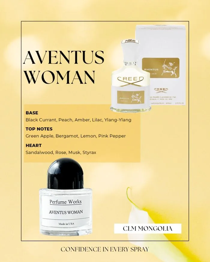 Perfume Works Creed Aventus Woman /Үнэртэй ус/ - 1