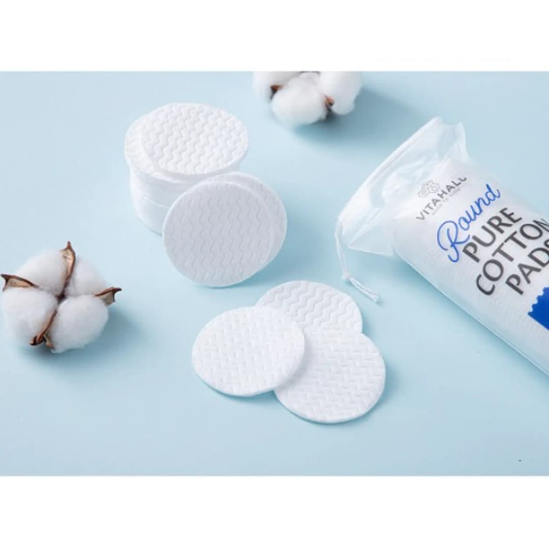 Vitahalo Non Fluorescent Thick Round Pure Cotton Pads /Нүүрний хөвөн/ - 3
