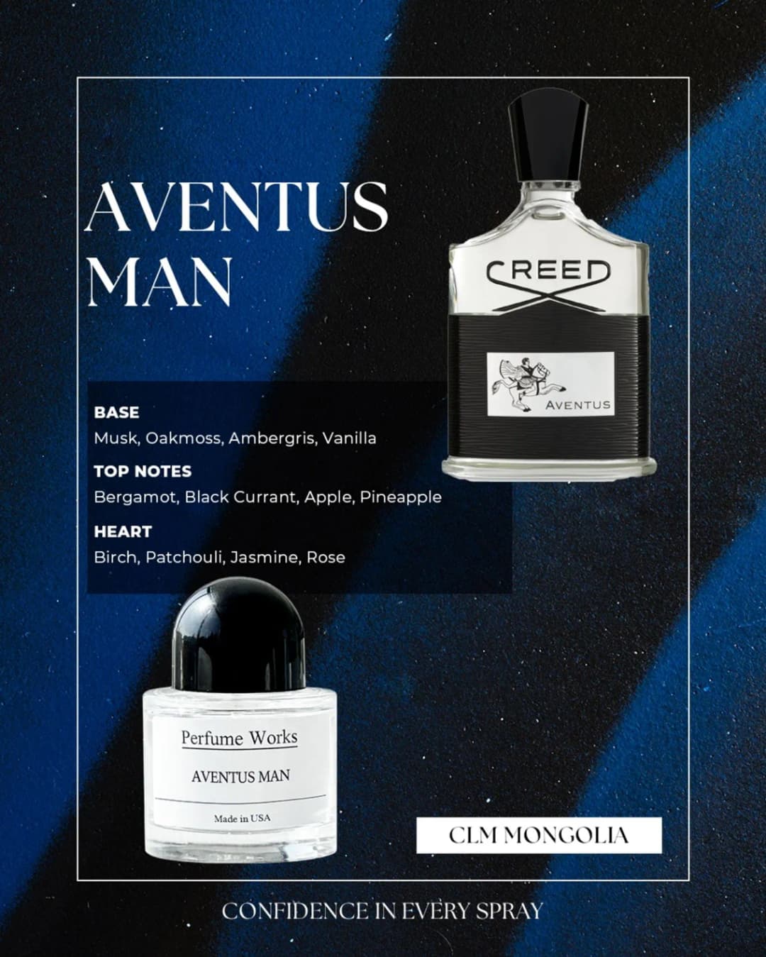 Perfume Works Creed Aventus Man /Үнэртэй ус/ - 1